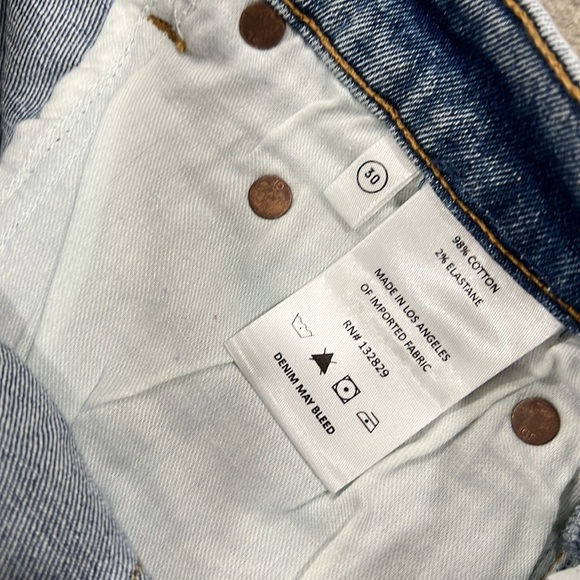 GRLFRND cassidy mid rise straight jean in la brea  NWT size 30 - Picture 8 of 9